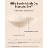 image:imageHSIA Minimizer Bras for Women Air Mesh TShirt Full Coverage Underwire Bra  UltraThin Sandwich Cup Lightly Lined Breathable in Summer Supportive Plus Size Disappear under Clothes Back SmoothingLight Beige
