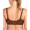 image:imageHSIA Minimizer Bras for Women Air Mesh TShirt Full Coverage Underwire Bra  UltraThin Sandwich Cup Lightly Lined Breathable in Summer Supportive Plus Size Disappear under Clothes Back SmoothingCoffee Brown