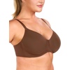 image:imageHSIA Minimizer Bras for Women Air Mesh TShirt Full Coverage Underwire Bra  UltraThin Sandwich Cup Lightly Lined Breathable in Summer Supportive Plus Size Disappear under Clothes Back SmoothingCoffee Brown