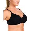 image:imageHSIA Minimizer Bras for Women Air Mesh TShirt Full Coverage Underwire Bra  UltraThin Sandwich Cup Lightly Lined Breathable in Summer Supportive Plus Size Disappear under Clothes Back SmoothingBlack