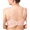image:imageHSIA Minimizer Bras for Women Air Mesh TShirt Full Coverage Underwire Bra  UltraThin Sandwich Cup Lightly Lined Breathable in Summer Supportive Plus Size Disappear under Clothes Back SmoothingRose Cloud