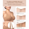 image:imageHSIA Minimizer Bras for Women Plus Size Unlined Tshirt Bra for Large Breast  CoolComfort in Summer Everyday Bra Full Coverage Underwire Supportive Seamless Back Fat Smoothing Offer Natural ShapeDark Beige