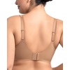 image:imageHSIA Minimizer Bras for Women Plus Size Unlined Tshirt Bra for Large Breast  CoolComfort in Summer Everyday Bra Full Coverage Underwire Supportive Seamless Back Fat Smoothing Offer Natural ShapeDark Beige