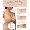 image:imageHSIA Minimizer Bras for Women Plus Size Unlined Tshirt Bra for Large Breast  CoolComfort in Summer Everyday Bra Full Coverage Underwire Supportive Seamless Back Fat Smoothing Offer Natural ShapeLight Beige