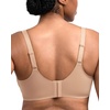 image:imageHSIA Minimizer Bras for Women Plus Size Unlined Tshirt Bra for Large Breast  CoolComfort in Summer Everyday Bra Full Coverage Underwire Supportive Seamless Back Fat Smoothing Offer Natural ShapeLight Beige