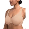 image:imageHSIA Minimizer Bras for Women Plus Size Unlined Tshirt Bra for Large Breast  CoolComfort in Summer Everyday Bra Full Coverage Underwire Supportive Seamless Back Fat Smoothing Offer Natural ShapeLight Beige