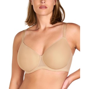 image:imageHSIA Minimizer Bras for Women Air Mesh TShirt Full Coverage Underwire Bra  UltraThin Sandwich Cup Lightly Lined Breathable in Summer Supportive Plus Size Disappear under Clothes Back SmoothingLight Beige