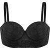 image:imageHSIA Strapless Bra Seamless AntiSlip Underwire Support for Large BreastsBlack01