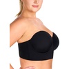image:imageHSIA Strapless Bra Seamless AntiSlip Underwire Support for Large BreastsBlack01