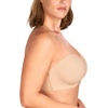 image:imageHSIA Strapless Bra Seamless AntiSlip Underwire Support for Large BreastsLight Beige