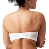 image:imageHSIA Strapless Bra Seamless AntiSlip Underwire Support for Large BreastsLight White05