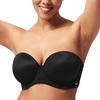 image:imageHSIA Strapless Bras Full Coverage NonSlip Underwire for Large BreastsBlack