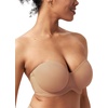 image:imageHSIA Strapless Bras Full Coverage NonSlip Underwire for Large BreastsDark Beige01