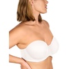 image:imageHSIA Strapless Bras Full Coverage NonSlip Underwire for Large BreastsLight White
