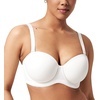 image:imageHSIA Strapless Bras Full Coverage NonSlip Underwire for Large BreastsWhite01