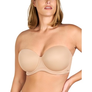 image:imageHSIA Strapless Bras Full Coverage NonSlip Underwire for Large BreastsLight Almond Beige